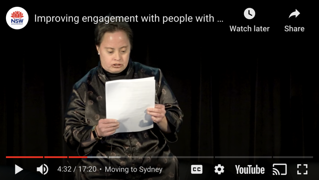 Improving engagement with people with intellectual disability: Kylie Scott